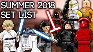 LEGO Star Wars Summer 2018 Set List Analysis