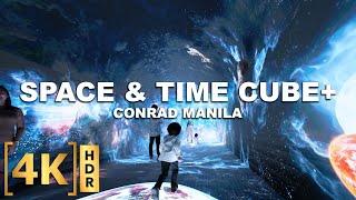 This is Mall of Asias NEWEST Immersive Attraction SPACE & TIME CUBE at Conrad Manila  Philippines