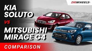 KIA Soluto vs Mitsubishi Mirage G4