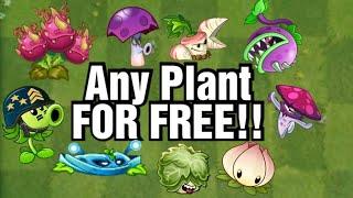 How to Unlock ANY Plant in PvZ 2 for FREE  WORKING 2024  Plants vs. Zombies 2