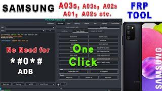 No *#0*# All Samsung Frp Bypass 2024 Fail Adb Enable Android 1314 New Free Tool One Click SM A03s