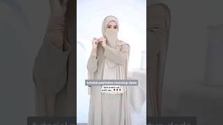 tutorial pashmina menutup dada ukthi cantik cadar #ukhtibercadarcantik #ukthicadar #ukhti