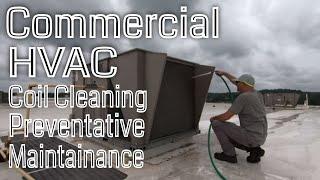 Commercial HVAC Condenser Coil Cleaning