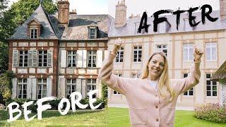 2 YEARS in 15 minutes RENOVATING a CRUMBLING FRENCH CASTLE into DREAM HOME