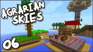 Minecraft MODDED Skyblock Agrarian Skies Ep 06 - The Cajun Hermit Chef