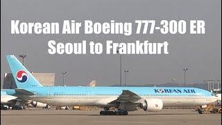 Redemption Korean Air Seoul to Frankfurt Prestige Suites Boeing 777-300 ER