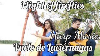 Harp Music Relaxation Vuelo de Luciérnagas - Dina Celeste & Gaby Portillo