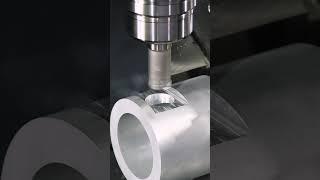 We machined aluminum with an all-round cutter #cnc #machine #engineering