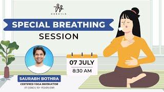 Special Breathing Session @830 AM