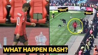 Rashfords reaction to being BOOED by United fans during the match against Coventry  Man Utd News