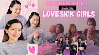 Reacting to BLACKPINK Lovesick Girls Video MV