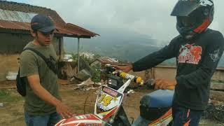 mereview motor ojek Sindoro via Alang Alang Sewu JEKPAS