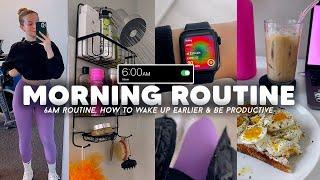 6 AM MORNING ROUTINE  how to wake up EARLY and be productive