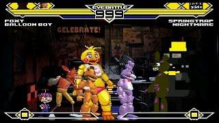 Five Nights at Freddys Party 4v4 Patch MUGEN 1.0 Battle