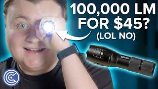 EliteTac Scam World’s Brightest Flashlight? - Krazy Ken’s Tech Talk