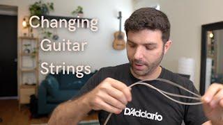 How to Change Classical Guitar Strings  DAddario World String Change Day