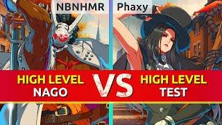 GGST ▰ NBNHMR Nagoriyuki vs Phaxy Testament. High Level Gameplay