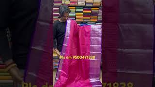 Amazing silver Pattu Sarees  #silksaree #kanchipuram #hyderabadshopping Alkrsrikanthsahsarees 