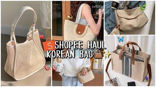 SHOPEE HAUL SHOULDER BAG KOREA AESTHETIC  WAJIB BORONGG PART 2