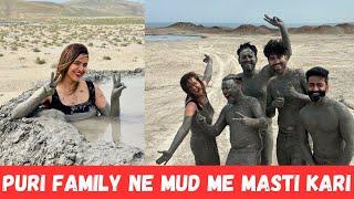 FAMILY sath MUD BATH kia in BAKU