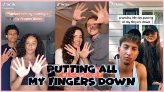 PRANKING HIM BY PUTTING ALL MY FINGERS DOWN TIK TOK COMPILATION