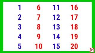 1 to 20 counting l 1 से 20 तक गिनती l 123 numbers  Counting numbers l One Two three #counting