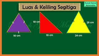 Luas dan Keliling Segitiga