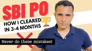 How I cleared SBI PO in first attempt  SBI PO Strategy for 2024  SBI PO Study Plan by Topper