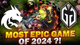 WTF MOST EPIC GAME of 2024? MOST INTENSE FINAL MOMENTS - Team Spirit vs Gaimin Gladiators