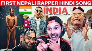 NEPALI REACTS TO INDIAN SONG BY NEPALI RAPPER LIL JHOLA FT. ST MAN - INDIA  OFFICIAL MUSIC VIDEO 