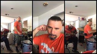 John Dolmayan & James Hazley performing The Weeknds Blinding Lights 2020