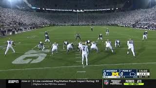 Penn State vs Michigan Timeout First Play - Whiteout