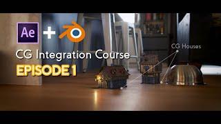 CG Integration into Live Action Footage Blender + After Effects Tutorial Part 1