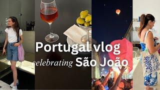 Portugal Travel Vlog  São João in Porto cafes and wine tasting