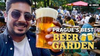 BEER GARGENS in PRAGUE हिंदी में  #Prague #5Things #BeerGarden #czechrepublic #vkvlogs #praguecity