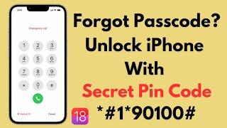 Fix Unavailable iPhone With Secret Pin Code  How to Unlock iPhone Without Passcode or Apple-ID