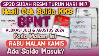 FIX CAIR Rp400.000 INILAH HASIL CEK SALDO BPNT JULI & AGUSTUS PADA MALAM KAMIS INI PUKUL 19.00 WIB