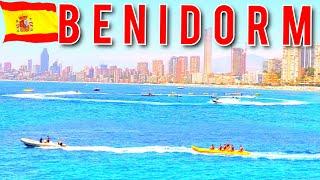 BENIDORM SUMMER 2021 JET SKI BANANA BOAT Costa Blanca SPAIN 4K