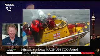 Missing ski-boat MAGNUM TOO found Craig Lambinon