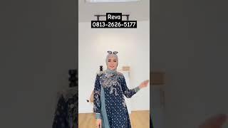 Gamis Motif Batik Kombinasi Terbaru Elegan Premium 2023 -2024  0813-2626-5177