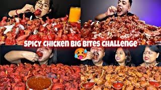 TONS OF SPICY CHICKEN LOLLIPOP EAT BY MUKBANGERS️