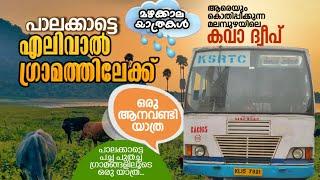 പാലക്കാട്ടെ അതിമനോഹരമായ എലിവാൽ ഗ്രാമവും കവാ ദ്വീപും  Kava KSRTC Bus Trip  Elival Bus  Malampuzha