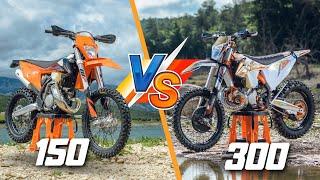 KTM 150 VS 300  Is 150 enough for Enduro?