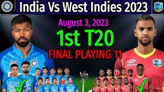India Vs West Indies 1st T20 Match 2023 - Date Time Venue & Playing 11  Ind Vs WI 1st T20i 2023 