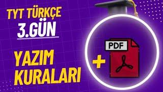 3 Yazım Kuralları  21 günde TYT Türkçe Kampı