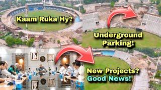 GOOD NEWS  PCB New Project in Peshawar  Qaddafi Stadium Renovation Latest Drone View