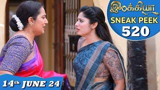 Ilakkiya Serial  EP 520 Sneak Peek  14th June 2024  Shambhavy  Nandan  Sushma Nair