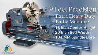 9 Feet  Precision Extra Heavy Duty Lathe Machine  YOGI MACHINE TOOLS Rajkot Gujarat