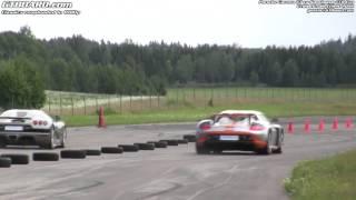 Porsche Carrera GT vs Koenigsegg CCR Evo Exteriour now in 1080p GTBoard.com Classics