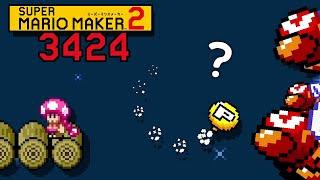 THE P-BALLOON AT NIGHT IS WEIRD 3424  Super Mario Maker 2